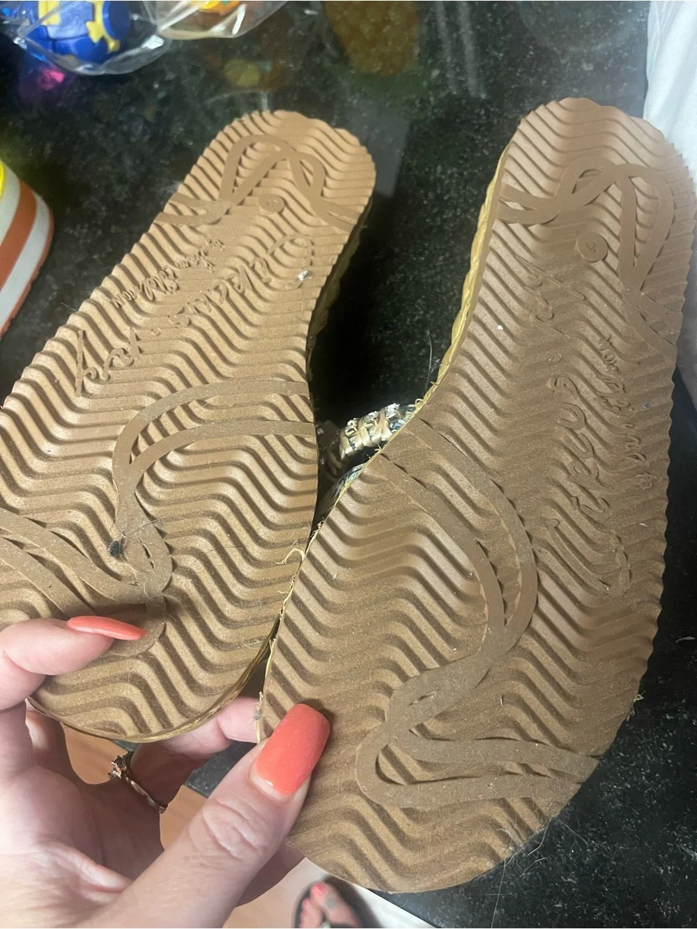 Sam Edelman Brown Velvet Bow Embellished Espadrille Slides